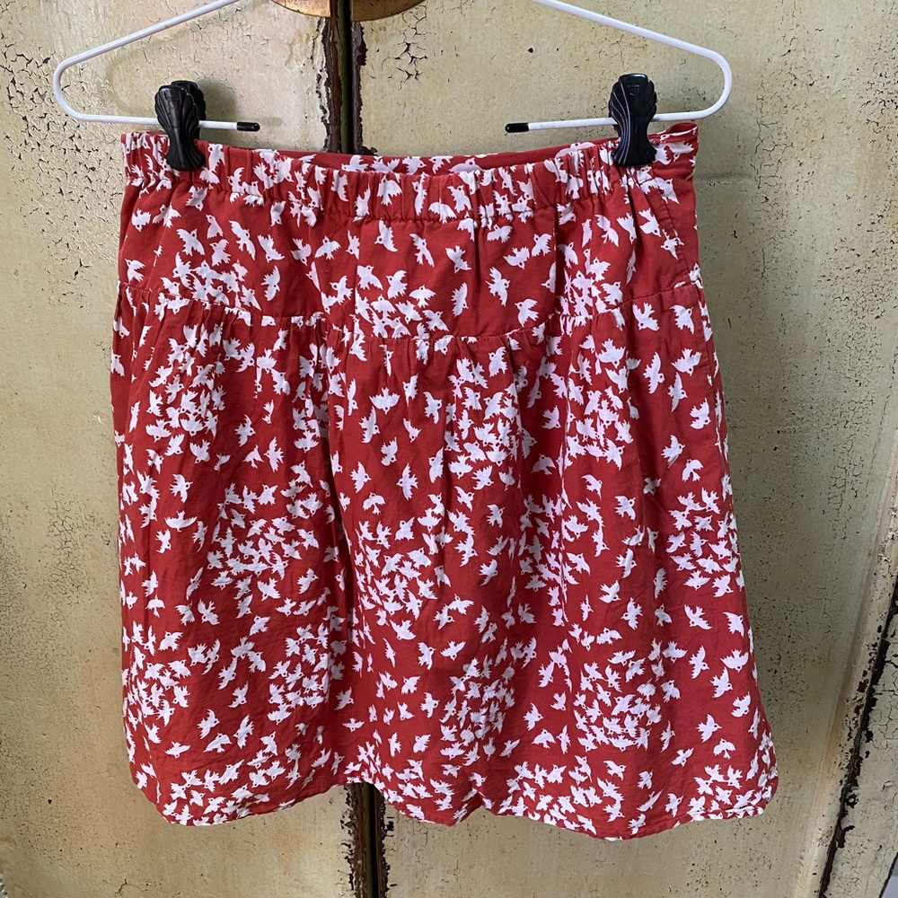 Bird Pattern Skirt - Picture 3 of 5